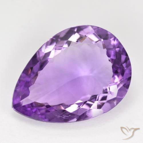 9.17ct Natürlicher Lilaisch-violett Amethyst, Birnenform, VVS-VS