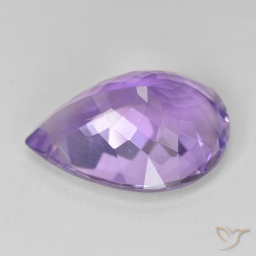 9,17 ctw natürlicher Mittelviolett Amethyst, Birnenform, VVS-VS