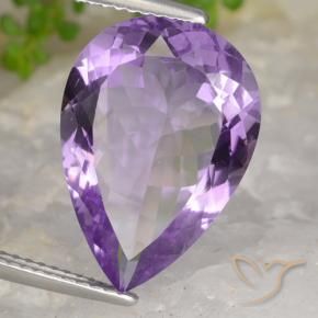 9,17 ctw natürlicher Lilaisch-violett Amethyst, Birnenform, VVS-VS
