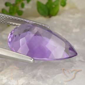 9,17 ctw natürlicher Lilaisch-violett Amethyst, Birnenform, VVS-VS