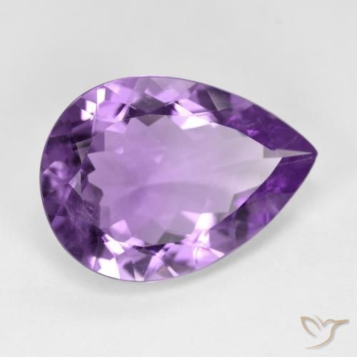 9,17 ctw natürlicher Rosaig-violett Amethyst, Birnenform, VS