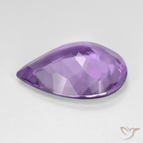 9,17 ctw natürlicher Rosaig-violett Amethyst, Birnenform, VS