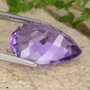 9,17 ctw natürlicher Mittelviolett Amethyst, Birnenform, VVS-VS