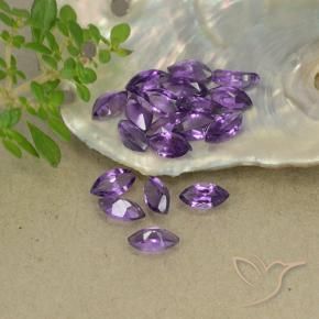 3.16 ct natürliche Intensives Violett Amethyst-Edelsteine, Marquise, VS