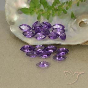 3.15 ct natürliche Mittelviolett Amethyst-Edelsteine, Marquise, VS