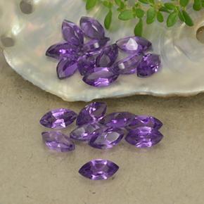 3.28 ct natürliche tiefviolett Amethyst-Edelsteine, Marquise, VS