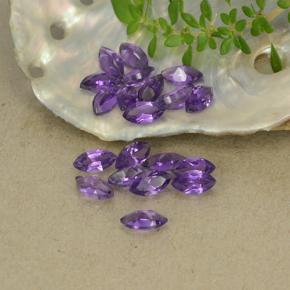 3.28 ct natürliche tiefviolett Amethyst-Edelsteine, Marquise, VS