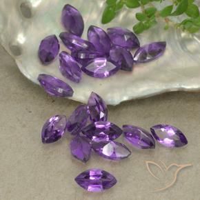 3.18 ct natürliche tiefviolett Amethyst-Edelsteine, Marquise, VS