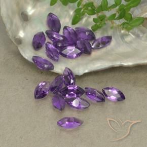 3.18 ct natürliche tiefviolett Amethyst-Edelsteine, Marquise, VS