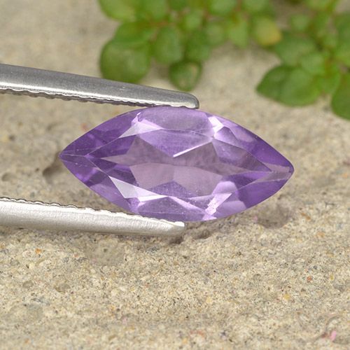 1.44ct Natürlicher Lilaisch-violett Amethyst, Marquise, VS