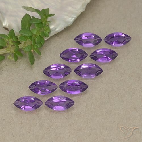 2.32ctw Natürlicher Lebhaftes Violett Amethyst, Marquise, VS