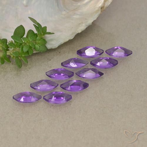 2.32 ct natürliche Lebhaftes Violett Amethyst-Edelsteine, Marquise, VS