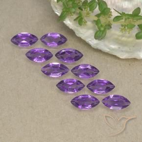 2.19 ct natürliche Intensives Violett Amethyst-Edelsteine, Marquise, VS