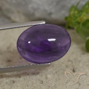 9,17 ctw natürlicher Mittel-helles Violett Amethyst, Oval, Transparent