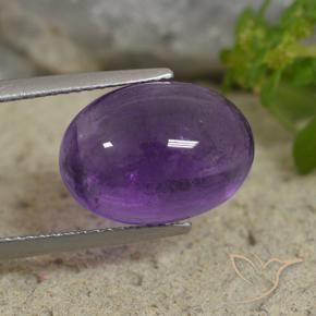 9,17 ctw natürlicher Mittelviolett Amethyst, Oval, Transparent