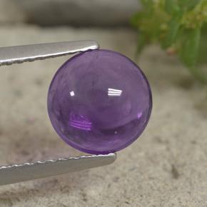 9,17 ctw natürlicher Rötliches Violett Amethyst, Rund Schliff, Transparent