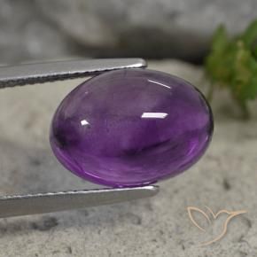 9,17 ctw natürlicher Mittelviolett Amethyst, Oval, Transparent