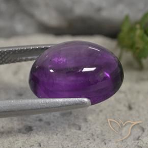 9,17 ctw natürlicher Mittelviolett Amethyst, Oval, Transparent