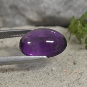 9,17 ctw natürlicher Mittelviolett Amethyst, Oval, Transparent