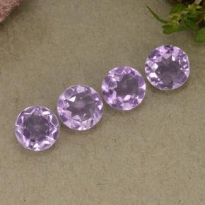1.70 ct natürliche Violet Amethyst-Edelsteine, Rund Schliff, VS