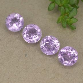 2.01 ct natürliche Mittelviolett Amethyst-Edelsteine, Rund Schliff, VS