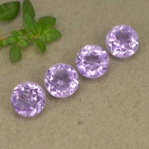 1.78 ct natürliche Violet Amethyst-Edelsteine, Rund Schliff, VS