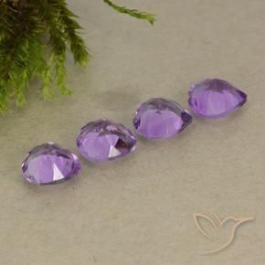 2.80 ct natürliche Mittelviolettes Violett Amethyst-Edelsteine, Herz, VVS-VS