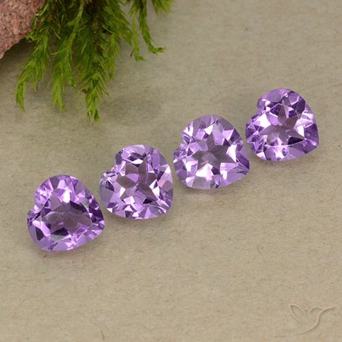 2.72ctw Natürlicher Tiefviolettes Violett Amethyst, Herz, VVS-VS