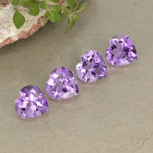 2.98ctw Natürlicher Tiefviolettes Violett Amethyst, Herz, VVS-VS