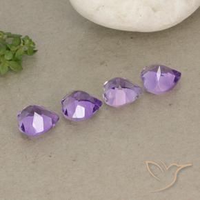 2.80 ct natürliche Lilaisch-violett Amethyst-Edelsteine, Herz, VVS-VS