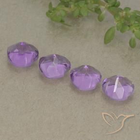 3.04 ct natürliche Mittelviolettes Violett Amethyst-Edelsteine, Herz, VVS-VS
