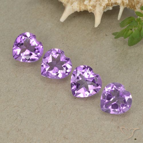 2.65ctw Natürlicher Tiefviolettes Violett Amethyst, Herz, VVS-VS