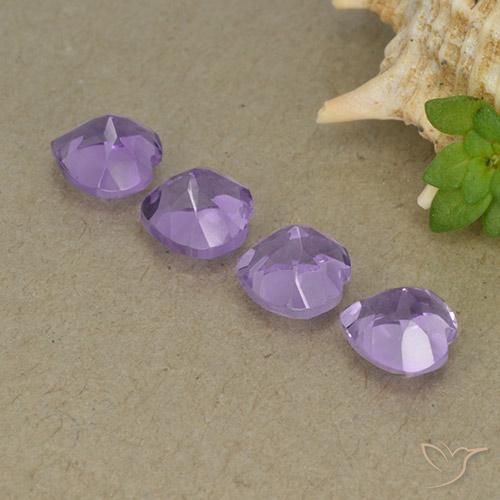 3.12 ct natürliche Intensives Violett Amethyst-Edelsteine, Herz, VVS-VS