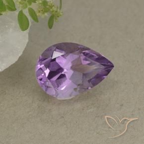 9,17 ctw natürlicher Iris Violett Amethyst, Birnenform, VS