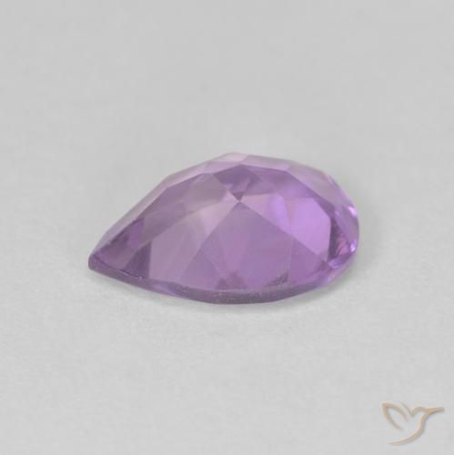9,17 ctw natürlicher Mittelviolett Amethyst, Birnenform, VVS-VS
