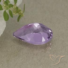 9,17 ctw natürlicher Rosa Iris Violett Amethyst, Birnenform, VVS-VS