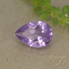 9,17 ctw natürlicher Mittelviolett Amethyst, Birnenform, VVS-VS