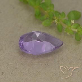 9,17 ctw natürlicher Mittelviolett Amethyst, Birnenform, VVS-VS