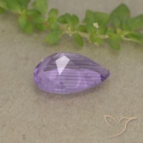 9,17 ctw natürlicher Tiefes Irisviolett Amethyst, Birnenform, VVS-VS