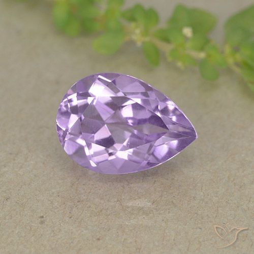 2.11ct Natürlicher Mittelviolett Amethyst, Birnenform, VVS-VS