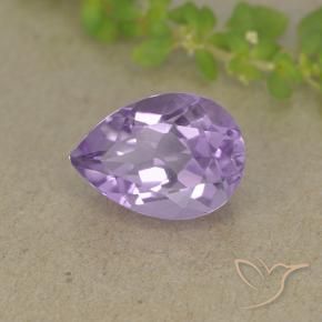 9,17 ctw natürlicher Mittelviolett Amethyst, Birnenform, VVS-VS