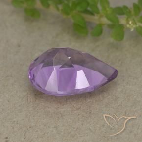 9,17 ctw natürlicher Iris Violett Amethyst, Birnenform, VVS-VS