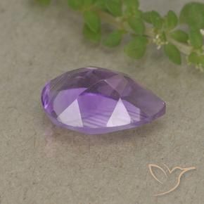 9,17 ctw natürlicher Mittelviolett Amethyst, Birnenform, VVS-VS