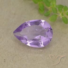 9,17 ctw natürlicher Rosaig-violett Amethyst, Birnenform, VVS-VS