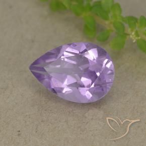 9,17 ctw natürlicher Mittelviolett Amethyst, Birnenform, VVS-VS