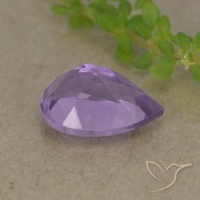 9,17 ctw natürlicher Mittelviolett Amethyst, Birnenform, VVS-VS