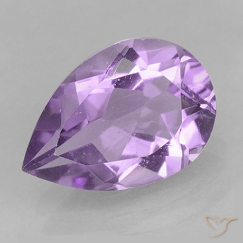 1.69ct Natürlicher Mittelviolett Amethyst, Birnenform, VVS-VS