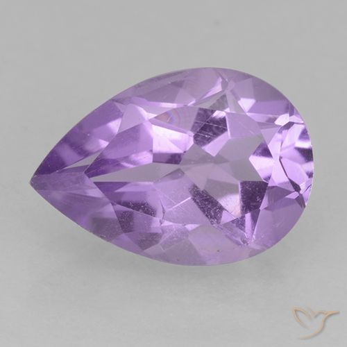 1.78ct Natürlicher Mittelviolett Amethyst, Birnenform, VS