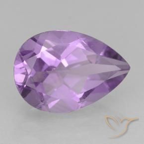 9,17 ctw natürlicher Mittelrosa Violett Amethyst, Birnenform, VVS-VS