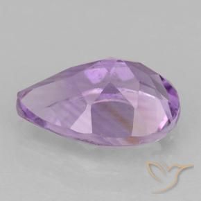 9,17 ctw natürlicher Mittelrosa Violett Amethyst, Birnenform, VVS-VS